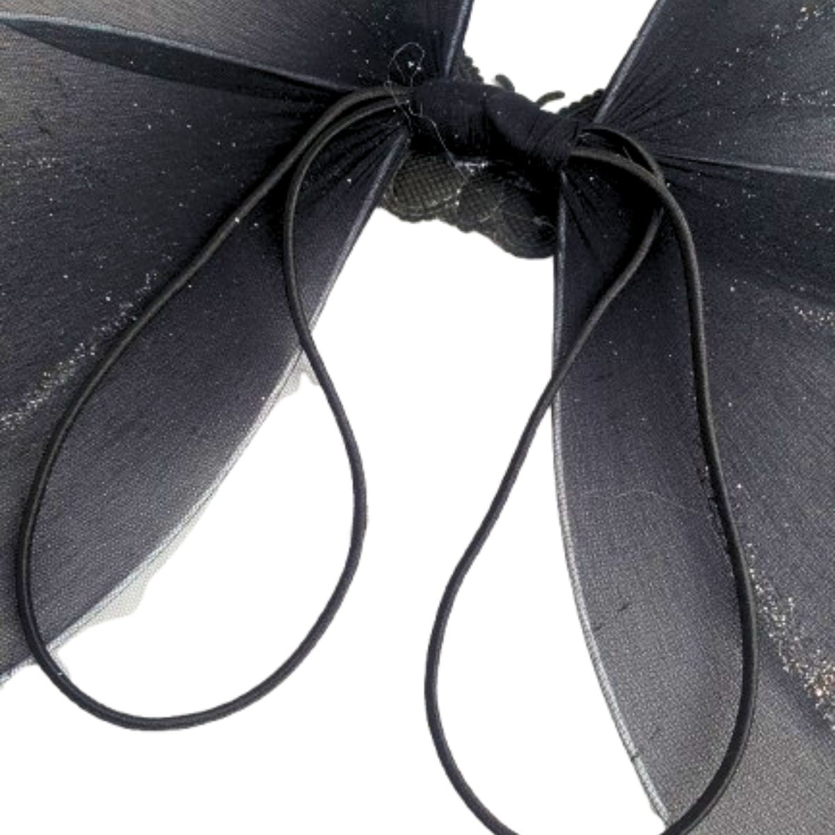 Kit Asa de Borboleta Acessórios Fantasia Carnaval Preto Kit Asa de Borboleta Acessórios Fantasia Carnaval Preto